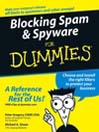 Blocking Spam & Spyware For Dummies®